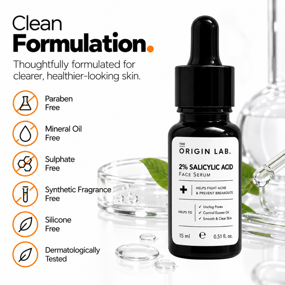 The Origin Lab 2% Salicylic Acid Face Serum – 15ml