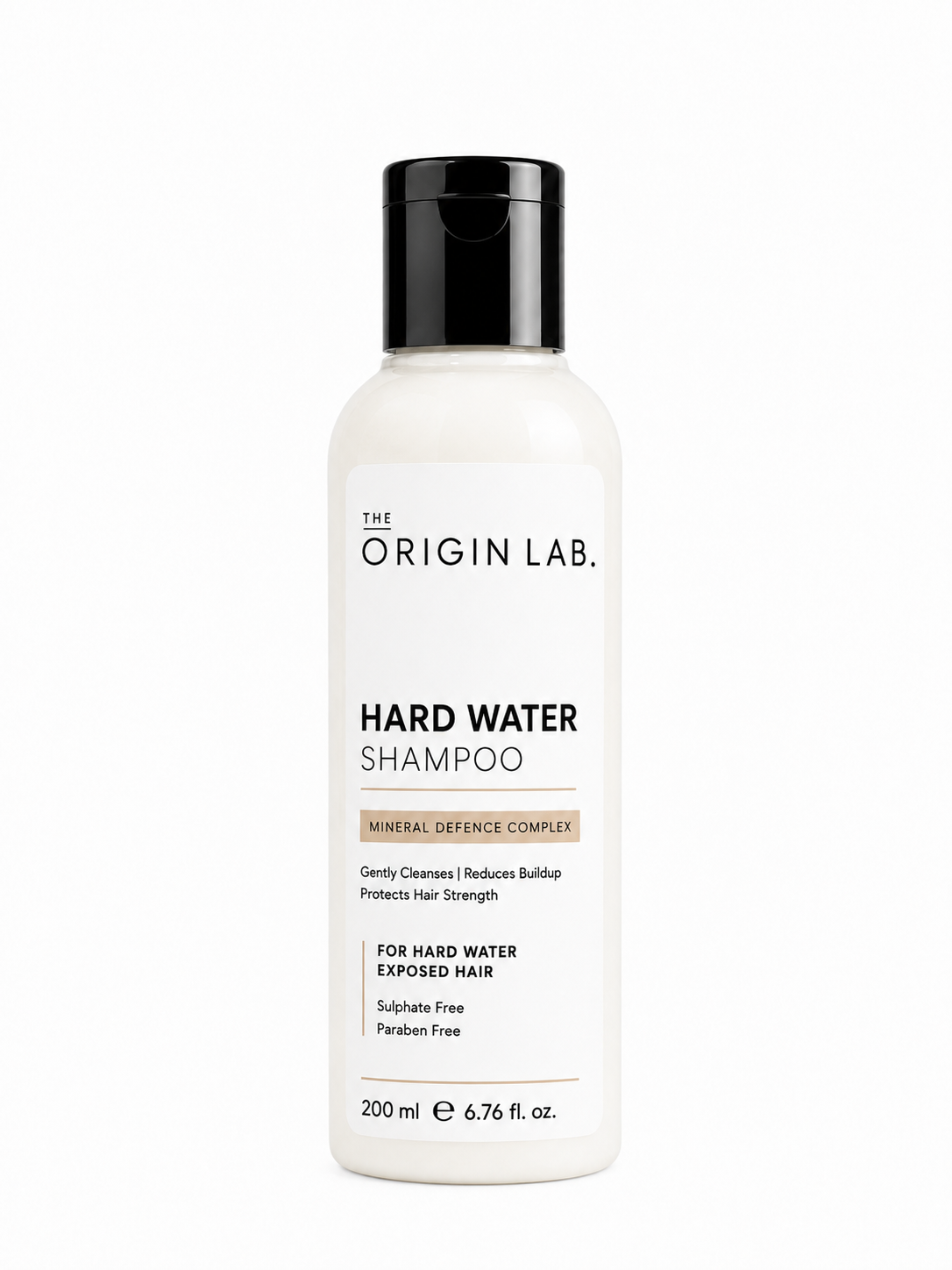 The Origin Lab Hard Water Shampoo – Mineral Defence Complex | 200 ml