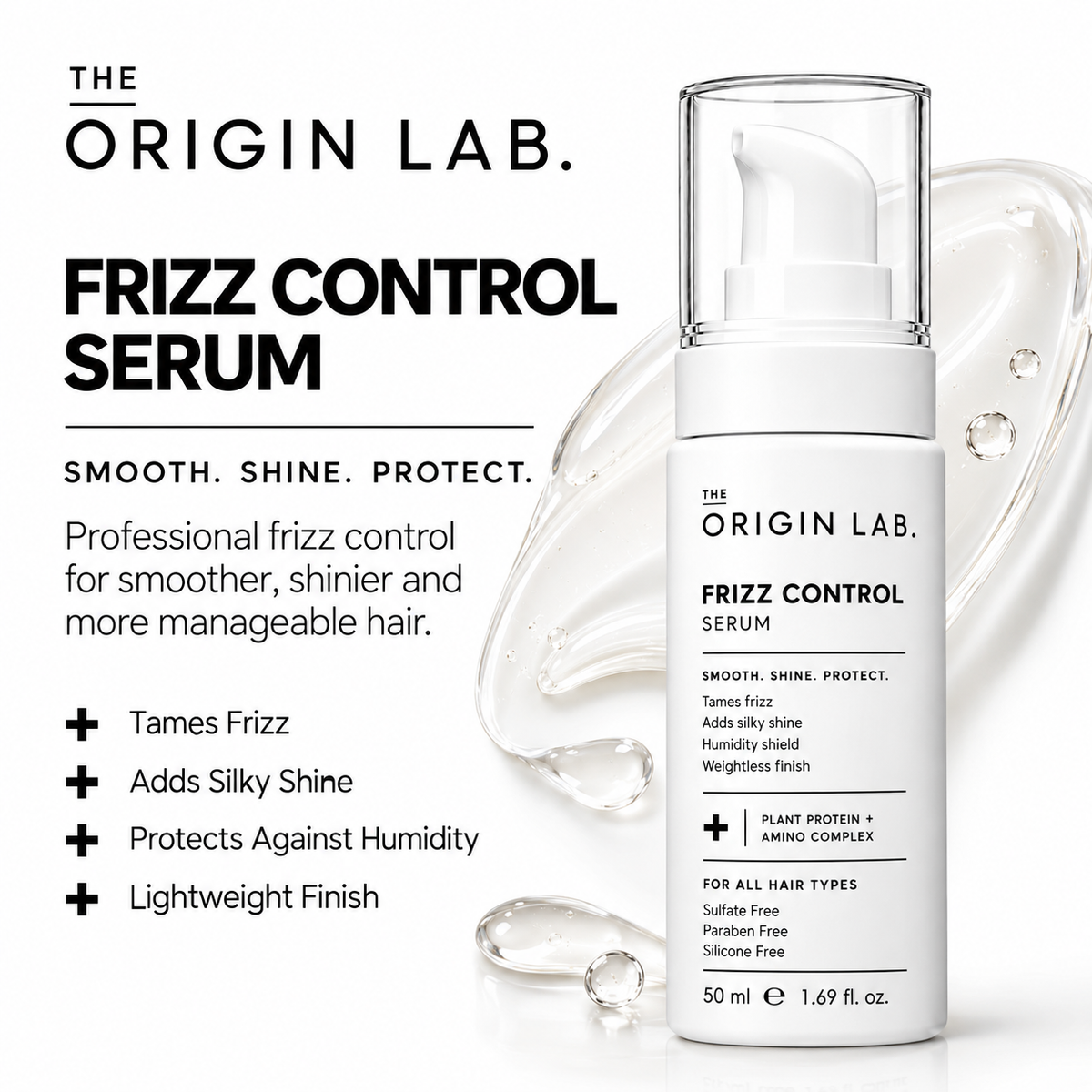 The Origin Lab. Frizz Control Serum – 50 ml