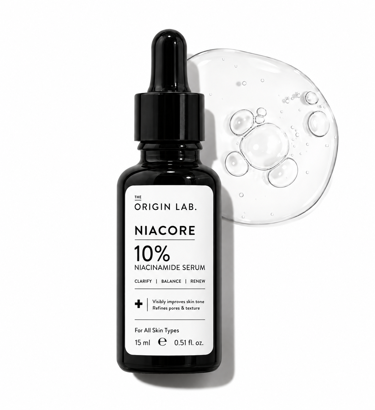 The Origin Lab Niacore 10% Niacinamide Serum – 15ml