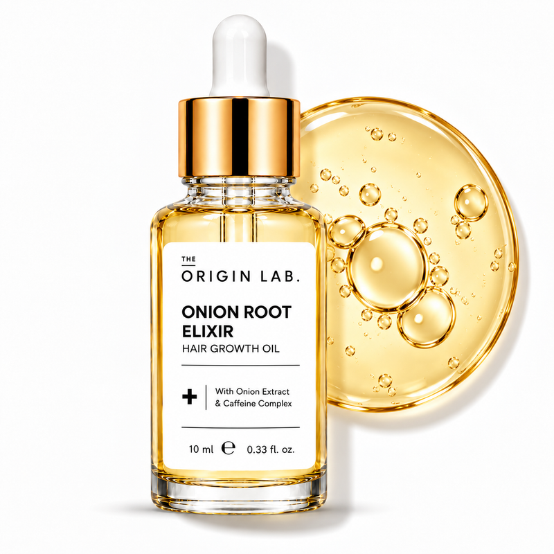 Onion Root Elixir Hair Growth Oil with Onion Extract & Caffeine Complex – 10 ml
