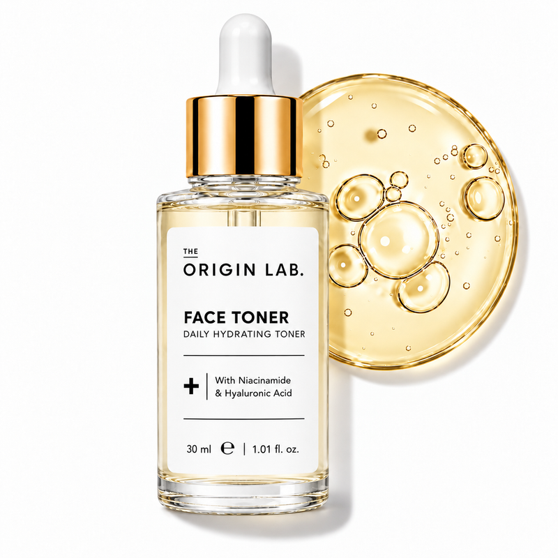 The Origin Lab Face Toner – Daily Hydrating Toner with Niacinamide & Hyaluronic Acid | 30 ml